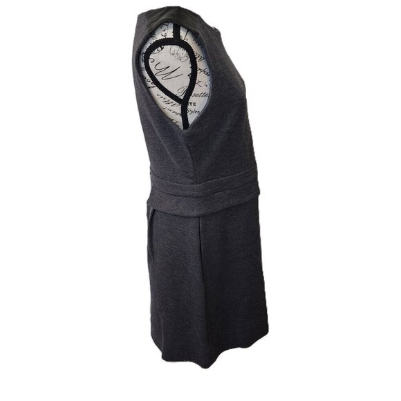 Marc by Marc Jacobs Gray Wool/Cotton Blend Plum Kitten Melange Dress Size M - Picture 6 of 11